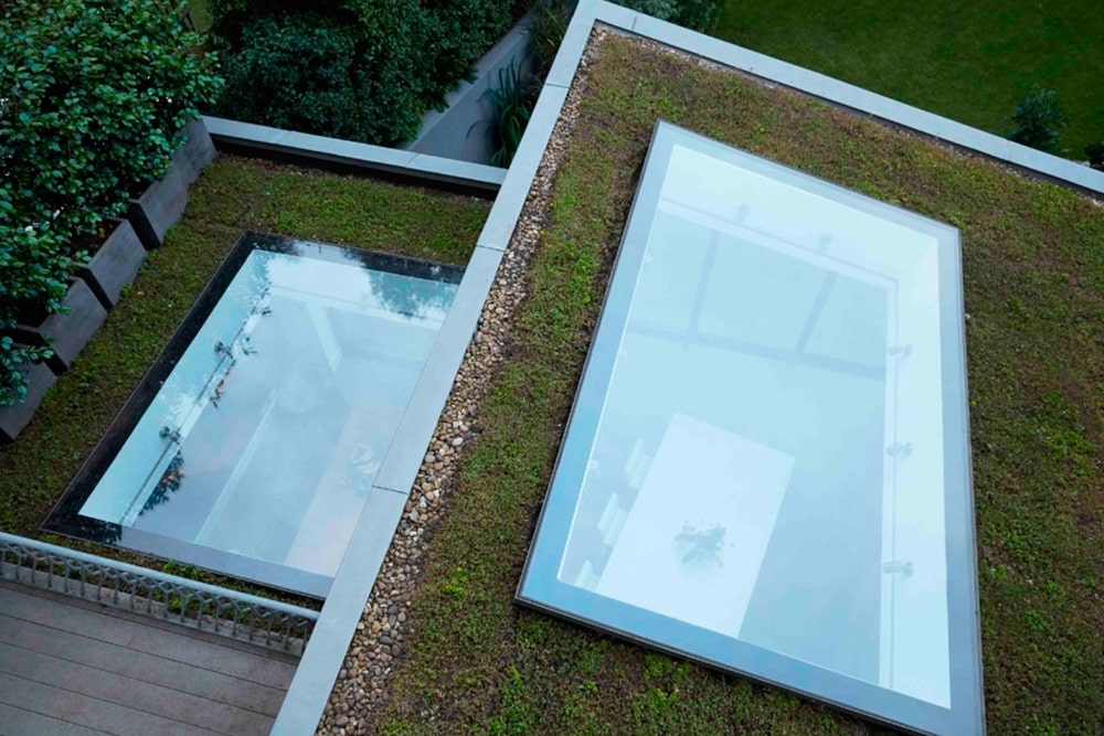 glass roofs