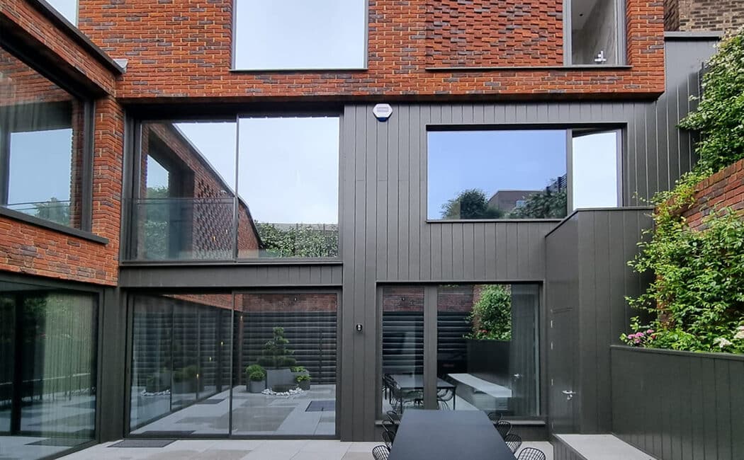 Striking red-brick new build home in St John’s Wood