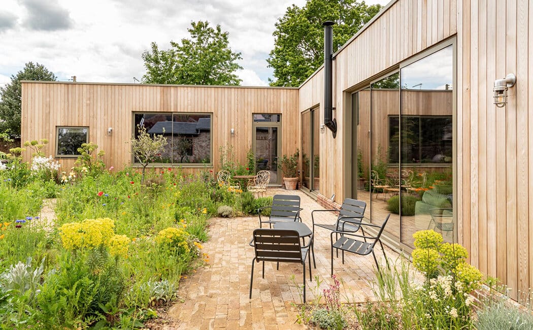 Stylish modern Suffolk eco-home in conservation area
